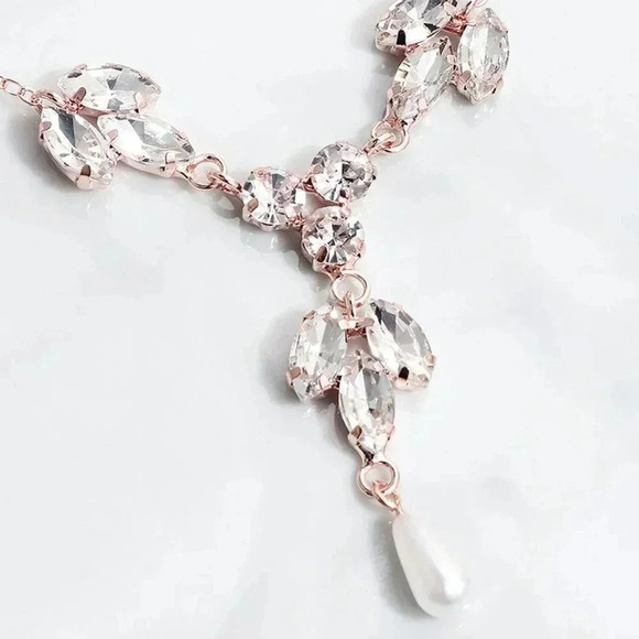 Necklace for Backless Wedding Dress & Evening Dress - Picture 7 of 7